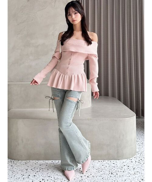 RESEXXY（リゼクシー）の「2WAYモチーフミュール（パンプス・レディース・ホワイト/ピンク/ブラック・SMALL/MEDIUM/LARGE）」の20枚目の写真