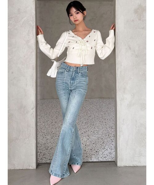 RESEXXY（リゼクシー）の「2WAYモチーフミュール（パンプス・レディース・ホワイト/ピンク/ブラック・SMALL/MEDIUM/LARGE）」の22枚目の写真