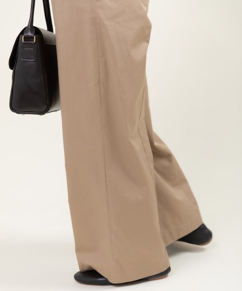 CHILD WOMAN(チャイルドウーマン)の「ツイル 後ろレースアップセーラーパンツ(その他パンツ・レディース・ベージュ/ネイビー・36/38)」の16枚目の写真