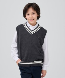 BEAMS SCHOOL（ビームススクール）の「【BEAMS SCHOOL:ビームス スクール】BEAMS SCHOOL キッズ チルデンニットベスト 男女兼用（ベスト）」