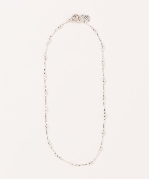 【PHILIPPE AUDIBERT】Garnet necklace brass silver plated CO6621:AR
