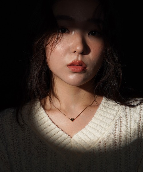 VATSURICA(バツリカ)の「〈LOINE〉金属アレルギー対応 / ステンレス / ハート イニシャルネックレス(ネックレス・レディース・K/M/A/R/Y/S・FREE)」の18枚目の写真