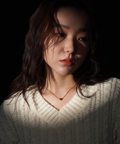 VATSURICA(バツリカ)の「〈LOINE〉金属アレルギー対応 / ステンレス / ハート イニシャルネックレス(ネックレス・レディース・K/M/A/R/Y/S・FREE)」の19枚目の写真