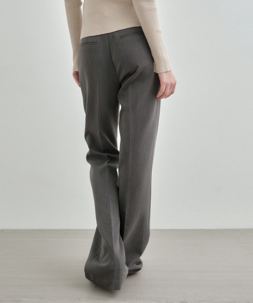 MONGDOL（モンドル）の「セミブーツカットスラックスチャコールMDPT021CHARCOAL（スラックス・レディース・その他・SMALL/MEDIUM/LARGE）」の5枚目の写真
