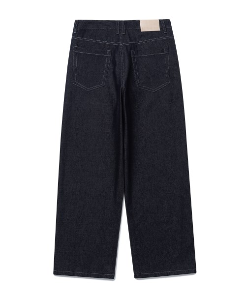 CONNECT KINLOCH（コネクトキンロック）の「ワイドカーブド切り替えデニムパンツ（インディゴ）（デニムパンツ・メンズ・その他・MEDIUM/LARGE/X-LARGE）」の3枚目の写真