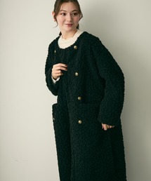 Lunea | ダブルボタンロングボアコート(その他アウター)