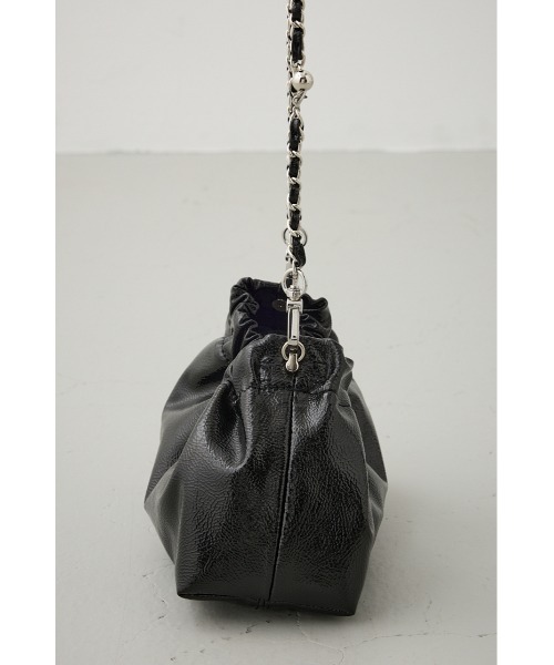 AZUL by moussy(アズールバイマウジー)の「メタルチェーンポシェットバッグ(ショルダーバッグ・レディース・ブラック/ブラウン系その他/シルバー/マジェンタ・FREE)」の12枚目の写真