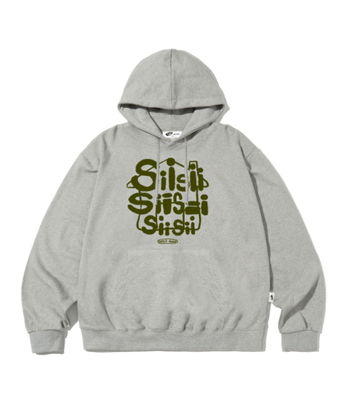 PAGESIISII(ページシシ)の「シシハウスプリントフードパーカーグレー(パーカー・レディース・その他・MEDIUM/LARGE)」の1枚目の写真