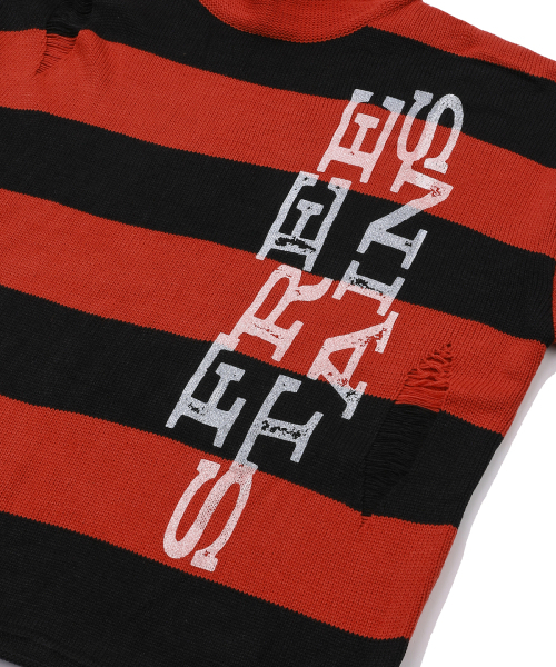 MAINBOOTH(メインブース)の「Free Stains Damage Sweater(RED)(ニット/セーター・レディース・その他・2/3)」の9枚目の写真