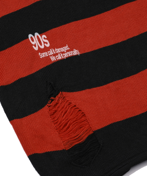 MAINBOOTH(メインブース)の「Free Stains Damage Sweater(RED)(ニット/セーター・レディース・その他・2/3)」の10枚目の写真