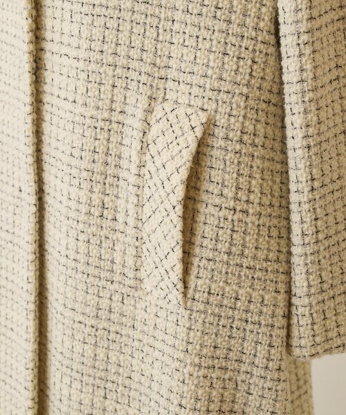 チェックツイードロングコート（その他アウター）｜BEARDSLEY