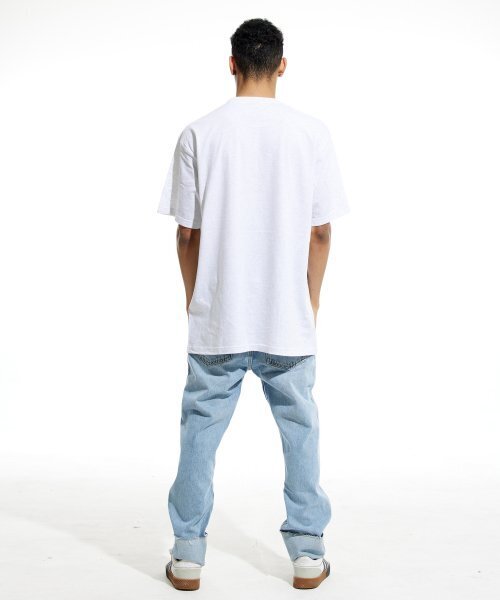 CREAM SODA LAB(クリームソーダラボ)の「ユエスエイバスケットボール 半袖Tシャツ ライトグレー ブラック(Tシャツ/カットソー・メンズ・その他・LARGE/MEDIUM/X-LARGE/XX-LARGE)」の5枚目の写真