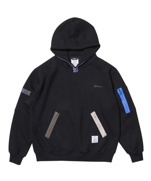 STIGMA(スティグマ)の「ZIPPER OVERSIZED HOODIE BLACK(パーカー・メンズ・その他・MEDIUM)」の1枚目の写真