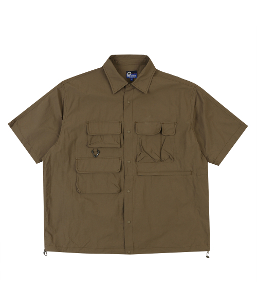 PENFIELD（ペンフィールド）の「MULTI POCKET PACKABLE HALF SHIRTS BROWN_FQ2WR40U（シャツ/ブラウス・メンズ・ブラウン・LARGE/MEDIUM/SMALL）」の2枚目の写真