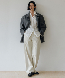 Smooth Corduroy Pants_IVORY