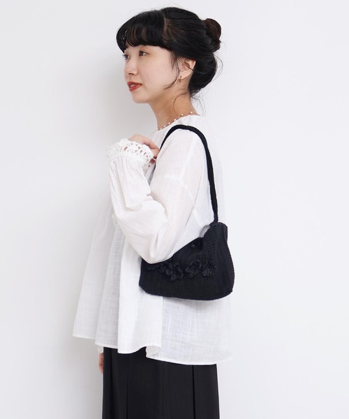 handcraft かぎ針編みのようなミニバッグ（ショルダーバッグ）｜I am I