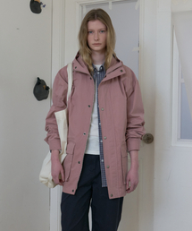 POSZER（ポーザー）の「フードパーカー ユーティリティジャケット (インディピンク)（ミリタリージャケット）」