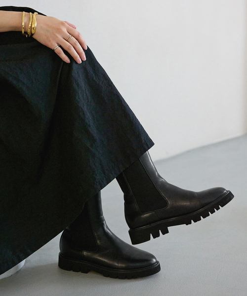 SLOBE IENA（スローブイエナ）の「《追加4》SLOBE IENA サイドゴアブーツ（ブーツ・レディース・ブラック・38/37/36）」の16枚目の写真