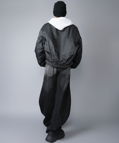 SPINNS（スピンズ）の「シングルニットビーニー/クロススタッズ/ダメージ加工/ユニセックス（ニットキャップ/ビーニー・メンズ・ホワイト/ブラック/グレー・ONESIZE）」の14枚目の写真