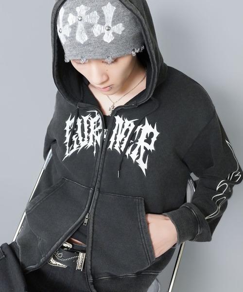 SPINNS（スピンズ）の「シングルニットビーニー/クロススタッズ/ダメージ加工/ユニセックス（ニットキャップ/ビーニー・メンズ・ホワイト/ブラック/グレー・ONESIZE）」の10枚目の写真