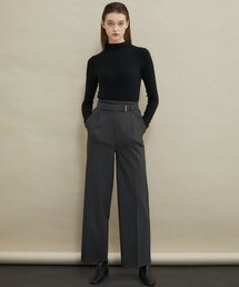 マーチンハイウエストワイドスラックス[チャコール]