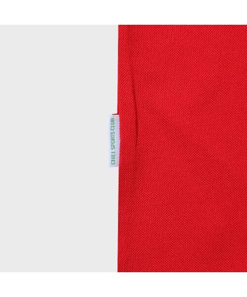 CHILL SPORTS CLUB(チルスポーツクラブ)の「クラシックスポーツクラブレッド(ポロシャツ・メンズ・その他・SMALL/MEDIUM/LARGE/X-LARGE)」の4枚目の写真