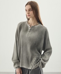 Spielio（シュピーリオ）の「【Spielio】Henley neck thermal cutsew / ヘンリーネックサーマルカットソー（Tシャツ/カットソー）」