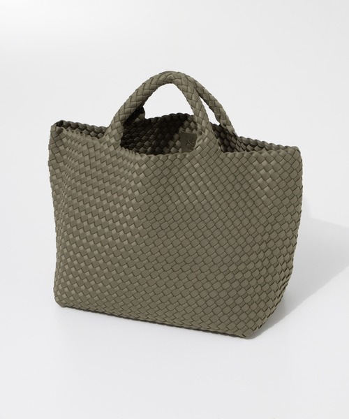 NAGHEDI（ナゲディ）の「NAGHEDI St Barths Medium Tote ナケディ メッシュ ミディアム トートバッグ（トートバッグ・レディース・ベージュ/ダークグレー/ホワイト/グリーン/ブラック/クリーム・FREE）」の6枚目の写真