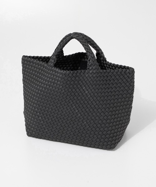 NAGHEDI（ナゲディ）の「NAGHEDI St Barths Medium Tote ナケディ メッシュ ミディアム トートバッグ（トートバッグ・レディース・ベージュ/ダークグレー/ホワイト/グリーン/ブラック/クリーム・FREE）」の4枚目の写真