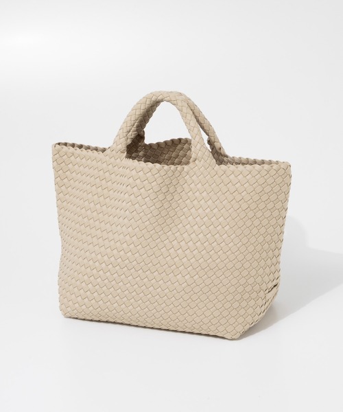 NAGHEDI（ナゲディ）の「NAGHEDI St Barths Medium Tote ナケディ メッシュ ミディアム トートバッグ（トートバッグ・レディース・ベージュ/ダークグレー/ホワイト/グリーン/ブラック/クリーム・FREE）」の8枚目の写真