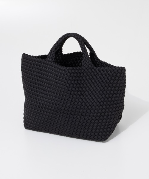 NAGHEDI（ナゲディ）の「NAGHEDI St Barths Medium Tote ナケディ メッシュ ミディアム トートバッグ（トートバッグ・レディース・ベージュ/ダークグレー/ホワイト/グリーン/ブラック/クリーム・FREE）」の10枚目の写真