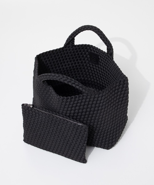 NAGHEDI（ナゲディ）の「NAGHEDI St Barths Medium Tote ナケディ メッシュ ミディアム トートバッグ（トートバッグ・レディース・ベージュ/ダークグレー/ホワイト/グリーン/ブラック/クリーム・FREE）」の11枚目の写真