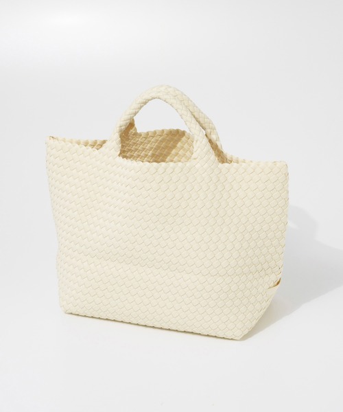 NAGHEDI（ナゲディ）の「NAGHEDI St Barths Medium Tote ナケディ メッシュ ミディアム トートバッグ（トートバッグ・レディース・ベージュ/ダークグレー/ホワイト/グリーン/ブラック/クリーム・FREE）」の21枚目の写真