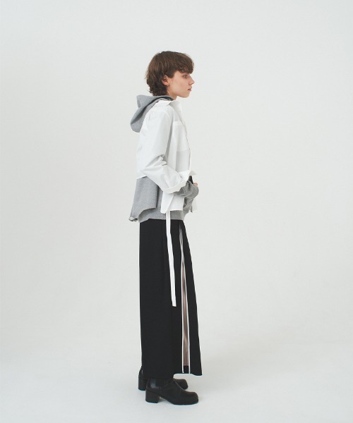 soduk（スドーク）の「【soduk】back tie shirt（シャツ/ブラウス・レディース・ホワイト/グリーン/グレー・ONE SIZE）」の8枚目の写真