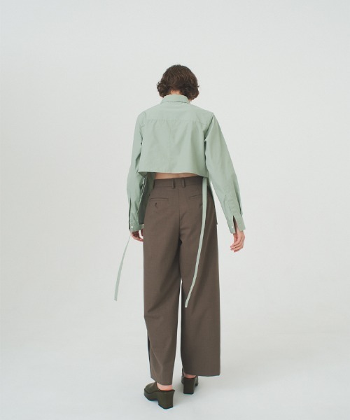 soduk（スドーク）の「【soduk】back tie shirt（シャツ/ブラウス・レディース・ホワイト/グリーン/グレー・ONE SIZE）」の22枚目の写真
