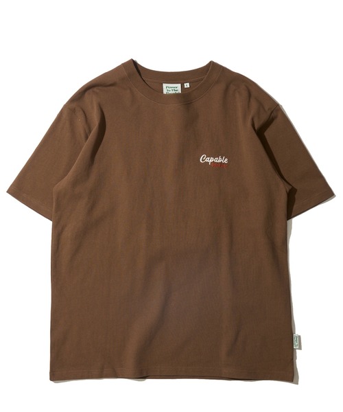 セール】【POWER TO THE PEOPLE】トラ刺繍クルーネックTシャツ（T