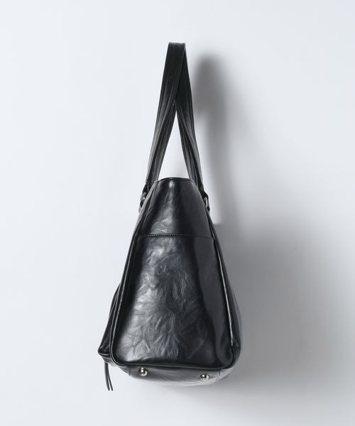 JEANASIS（ジーナシス）の「アンティークスタッズトートBAG/643898（トートバッグ・レディース・オフホワイト/ブラウン/ブラック・FREE）」の4枚目の写真