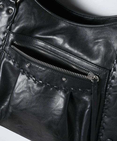 JEANASIS（ジーナシス）の「アンティークスタッズトートBAG/643898（トートバッグ・レディース・オフホワイト/ブラウン/ブラック・FREE）」の9枚目の写真