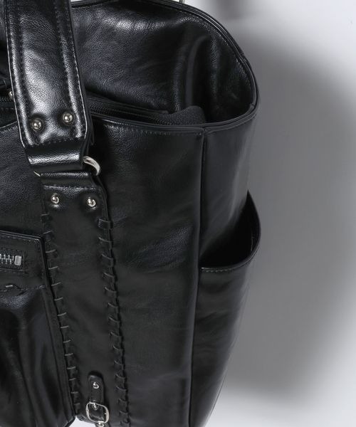 JEANASIS（ジーナシス）の「アンティークスタッズトートBAG/643898（トートバッグ・レディース・オフホワイト/ブラウン/ブラック・FREE）」の11枚目の写真