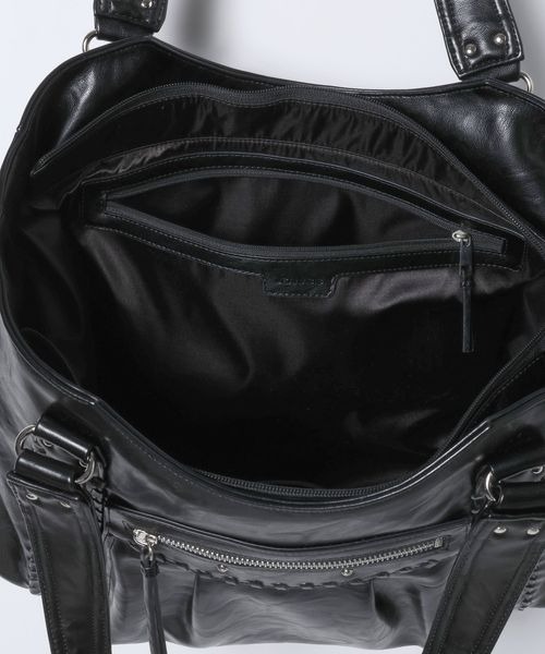 JEANASIS（ジーナシス）の「アンティークスタッズトートBAG/643898（トートバッグ・レディース・オフホワイト/ブラウン/ブラック・FREE）」の13枚目の写真