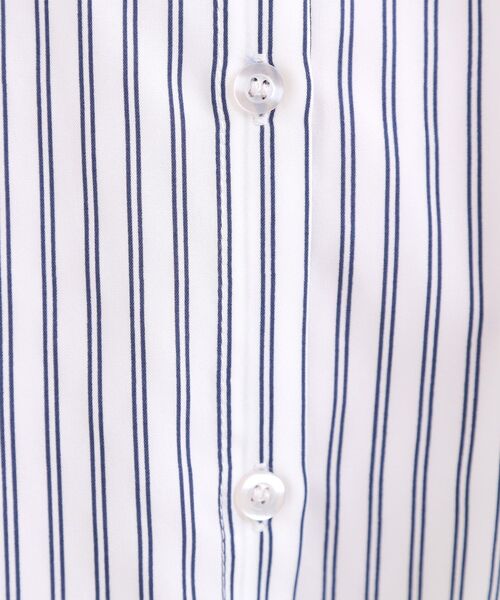 grove（グローブ）の「【体型カバー】一枚でもレイヤードでも、ペプラムフレアシャツ（シャツ/ブラウス・レディース・ブルー系7/ホワイト系5/ピンク系3・02/03/05/04/01）」の11枚目の写真