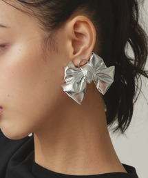 Narcissus | メタリックリボンピアス/ビッグリボン(ピアス（両耳用）)