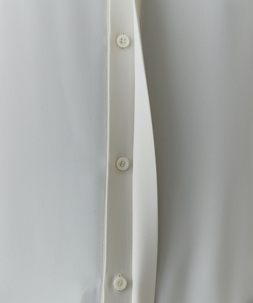 Lui's（ルイス）の「ソフトタッチベーシックシャツ（シャツ/ブラウス・メンズ・ホワイト/ブラック/ネイビー・S/M）」の9枚目の写真