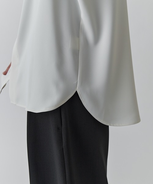 Lui's（ルイス）の「ソフトタッチベーシックシャツ（シャツ/ブラウス・メンズ・ホワイト/ブラック/ネイビー・S/M）」の11枚目の写真