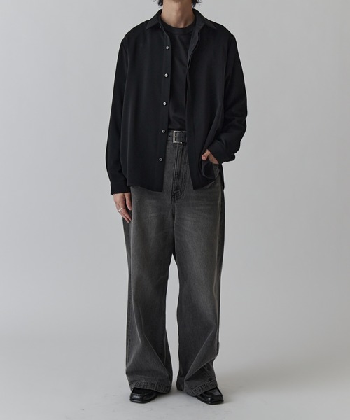 Lui's（ルイス）の「ソフトタッチベーシックシャツ（シャツ/ブラウス・メンズ・ホワイト/ブラック/ネイビー・S/M）」の16枚目の写真