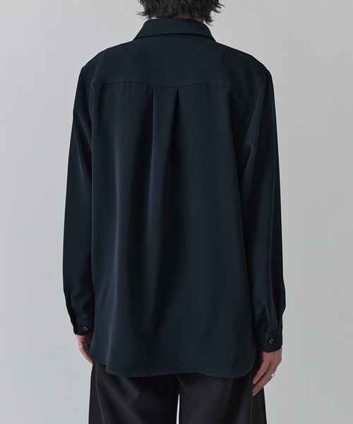 Lui's（ルイス）の「ソフトタッチベーシックシャツ（シャツ/ブラウス・メンズ・ホワイト/ブラック/ネイビー・S/M）」の20枚目の写真