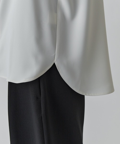 Lui's（ルイス）の「ソフトタッチベーシックシャツ（シャツ/ブラウス・メンズ・ホワイト/ブラック/ネイビー・M/S）」の22枚目の写真