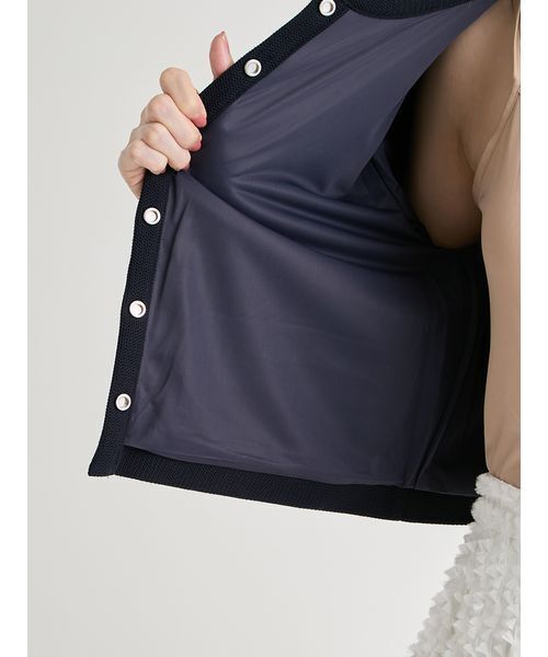 CELFORD（セルフォード）の「リボンデザインジャケット（テーラードジャケット・レディース・ピンクベージュ/マルチ/ダークネイビー・36/38）」の13枚目の写真