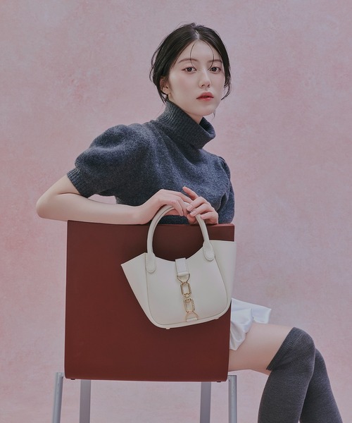 Agatha アガサ チェーンアクセントバケットバッグ（トートバッグ