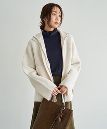 STYLE DELI（スタイルデリ）の「ダブルジップスタンドネックニットジャケット（その他アウター）」